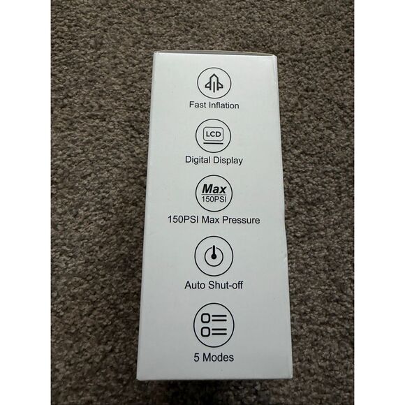 Tire Inflator Portable Air Compressor, Cordless Air Pump for Car Tires with Pres - Picture 8 of 10